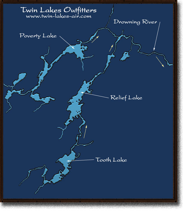 Map of Poverty Lake